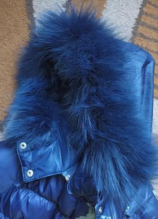 Пуховик, куртка подовжена зимова, тепле пальто зимове pelin kids