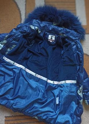 Пуховик, куртка подовжена зимова, тепле пальто зимове pelin kids