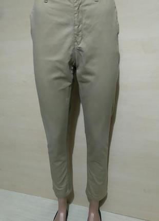 Зауженные укороченные брюки  с высокой посадкой h&m8 фото