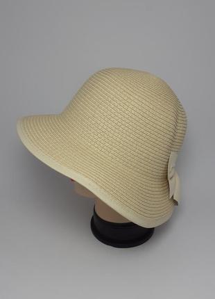 Шляпа женская летняя charm капор с бантом 55-57.2 фото