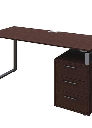 Офисный письменный стол loft details l200b венге магия