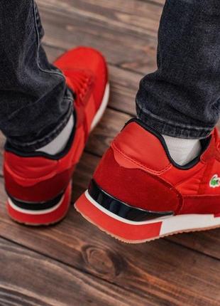 Кросівки lacoste zx red кеди лакост лакоста кроси4 фото