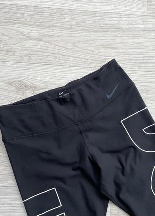Спортивные леггинсы, лосины, компрессионные брюки nike w just do it legend power dri-fit compression tights fit capri leging black5 фото