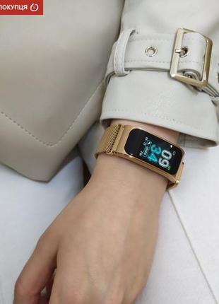 Смарт часы женской smart mioband pro gold8 фото