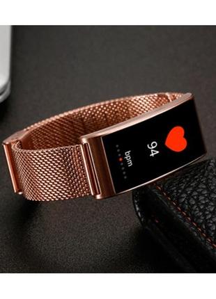 Смарт часы женской smart mioband pro gold2 фото