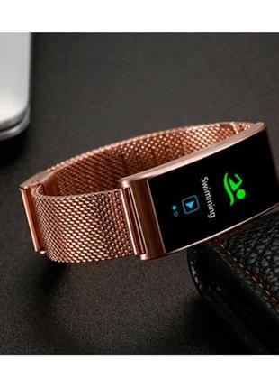 Смарт часы женской smart mioband pro gold1 фото