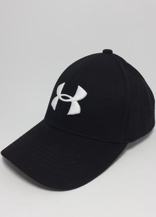 Бейсболка черная кепка стильная under armour.