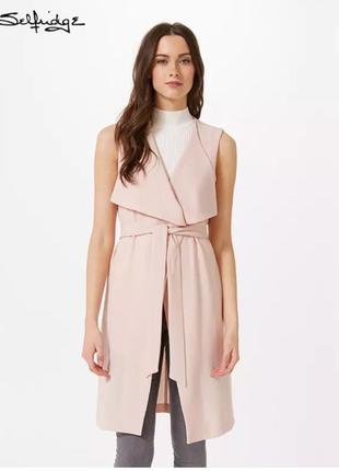 Гарний стильний подовжений полегшений жилет / кардиган