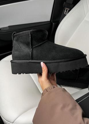 Уггі угги угг ugg ultra mini platform black2 фото