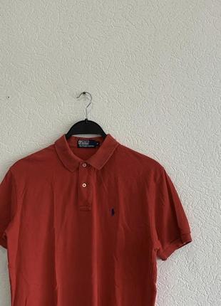 Polo ralph lauren red t shirt футболка ральф лорен поло червоне horse logo vintage 90s streetwear3 фото