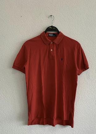 Polo ralph lauren red t shirt футболка ральф лорен поло червоне horse logo vintage 90s streetwear1 фото
