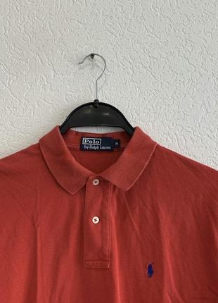 Polo ralph lauren red t shirt футболка ральф лорен поло червоне horse logo vintage 90s streetwear4 фото