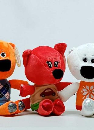 Набір м'яких іграшок сонечко ведмедики "мімішки" 22 см музичні 643-989878