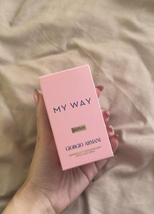 My way armani 50 мл парфюм (флакон підходе для змінного блоку)