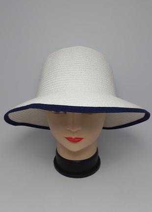Шляпа женская летняя капор с бантом 56-57 High.