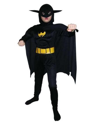 Маскарадный костюм бэтмен рост 110 см 5202-s5 фото