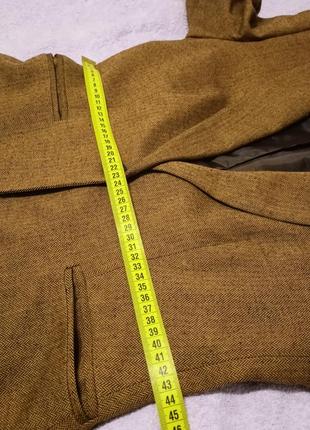 Вінтажний твідовий приталений блейзер піджак,твідовий жакет7 фото