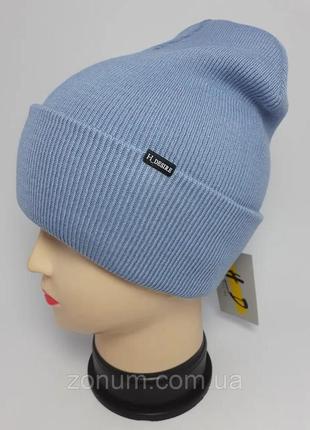 Шапка жіноча подвійна новинка зима h desir.
