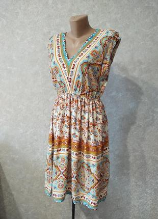 Літнє плаття без рукавів shein1 фото