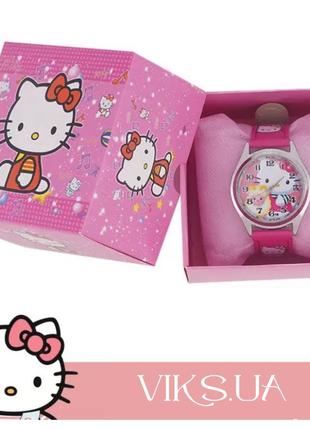 Дитячий наручний годинник "hello kitty (хеллоу кітті)"