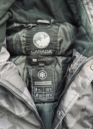 Зимова чоловіча куртка пуховик canada weather gear l3 фото