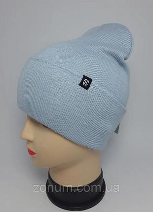 Жіноча шапка лопата h desire модель коррадо-блакитна.