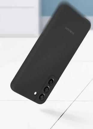 Чохол-бампер silicone cover з мікрофіброю для samsung galaxy s21 (sm-g991b)4 фото