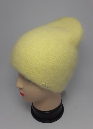 Шапка женская ангора odyssey суфле  ангора .