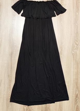 Макси платье с воланом от h&m4 фото