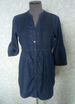 Фірмова джинсова рубашка-тунічка