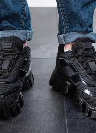 Кроссовки prada cloudbust black9 фото