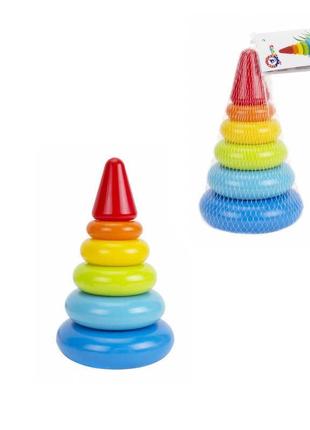 Пірамідка 6863 "technok toys", в сітці1 фото