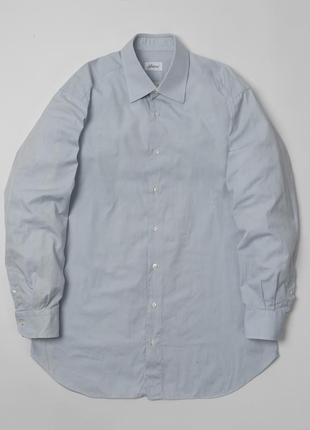 Brioni&nbsp; blue shirt&nbsp;&nbsp;мужская рубашка2 фото