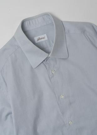 Brioni&nbsp; blue shirt&nbsp;&nbsp;мужская рубашка3 фото