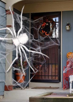 Декор на хеллоуин паук 13626 150 см2 фото