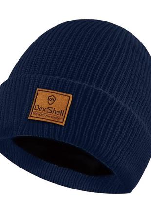 Шапка водонепроникна dexshell watch beanie темно-синя1 фото