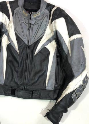 Ixs moto leather jacket racing  мотокуртка3 фото