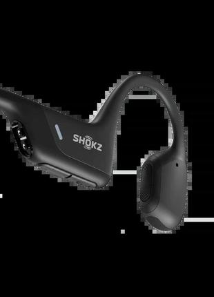 Shokz openrun pro black (s810) спортивные наушники премиум-класса с костной проводимостью открытого уха4 фото