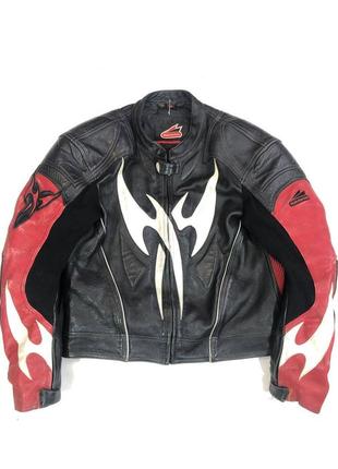 Hein gericke moto leather jacket motocross racing  мотокуртка