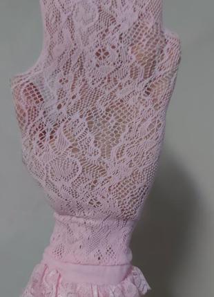 Носки кружево розовые лолита аниме2 фото