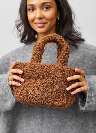 Женская сумка искусственный мех1 фото
