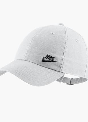 Кепка nike w nsw h86 futura classic cap white ao8662-101 misc