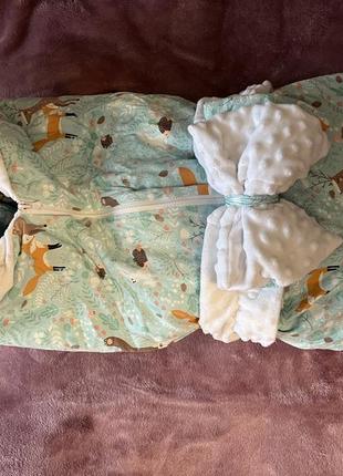 Конверт + комбинезон на выписку