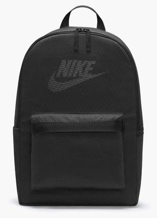 Рюкзак nike heritage 2.0 unisex backpack 25l black dq5750-010 misc