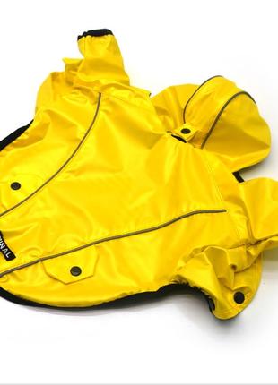 Курточка для собак zoo-hunt берні жовта той-тер'єр 25х34 см3 фото