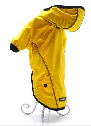 Курточка для собак zoo-hunt берні жовта той-тер'єр 25х34 см6 фото
