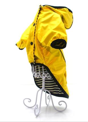 Курточка для собак zoo-hunt берні жовта той-тер'єр 25х34 см5 фото