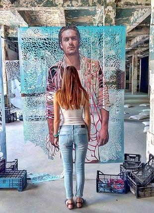 Джинсы светлые