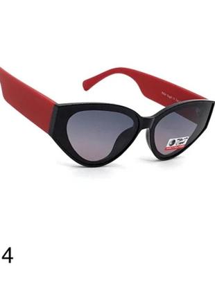 Женские солнцезащитные очки. новинка 2021,  полароид, черные