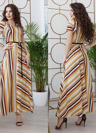 Нарядное платье летнее легкое в пол